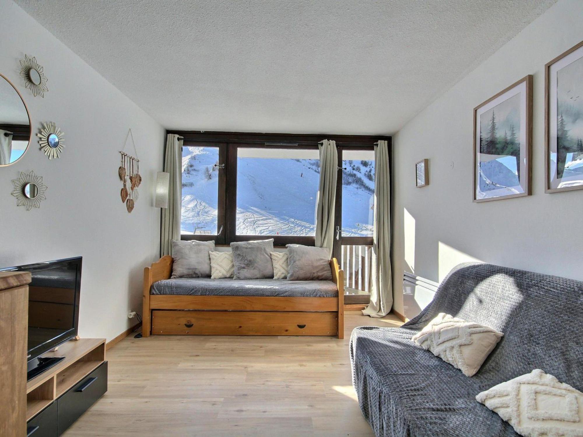 Cosy Sud Avec Balcon, Proche Des Pistes, Plagne - Fr-1-455-263